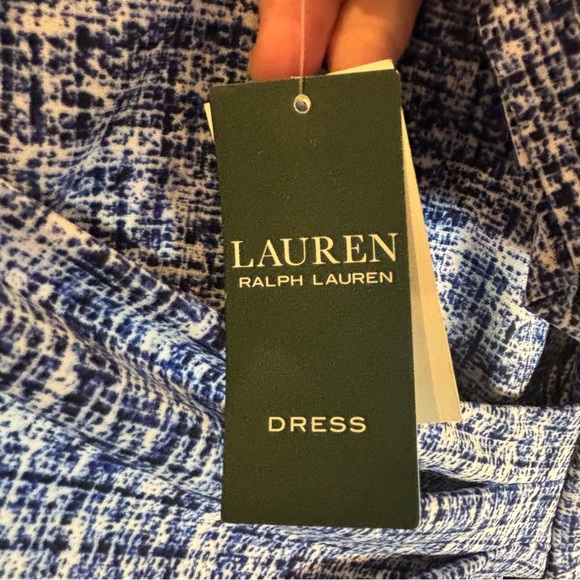 LAUREN RALPH LAUREN Sz 14 Jersey Knit 3/4 Sleeve Above the Knee Dress NEW - Picture 8 of 13